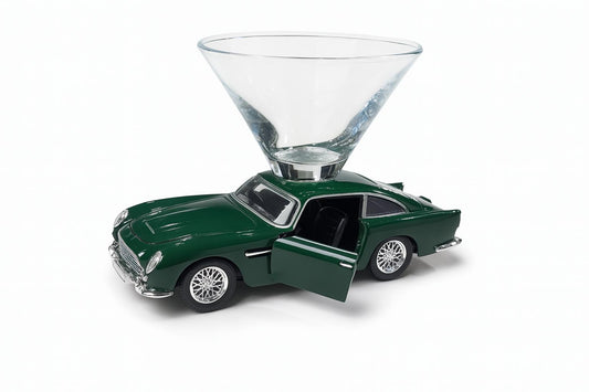 Aston Martin DB5 Martini Glass - Green