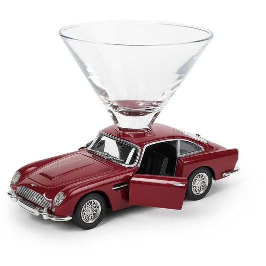 Aston Martin DB5 Martini Glass - Red
