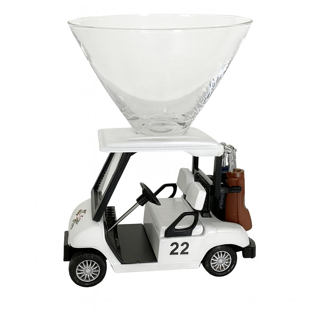 Golf Cart Martini Glass