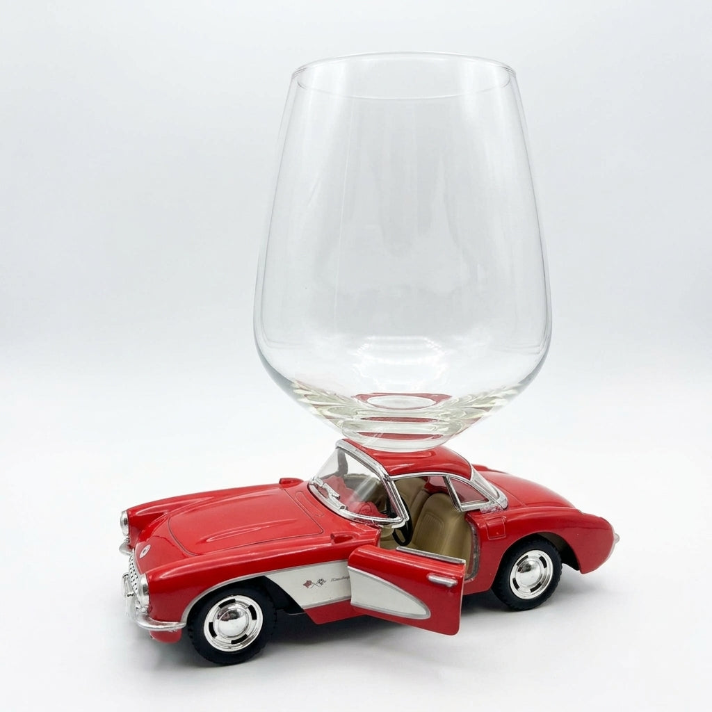 Corvette Wine Glass - Red