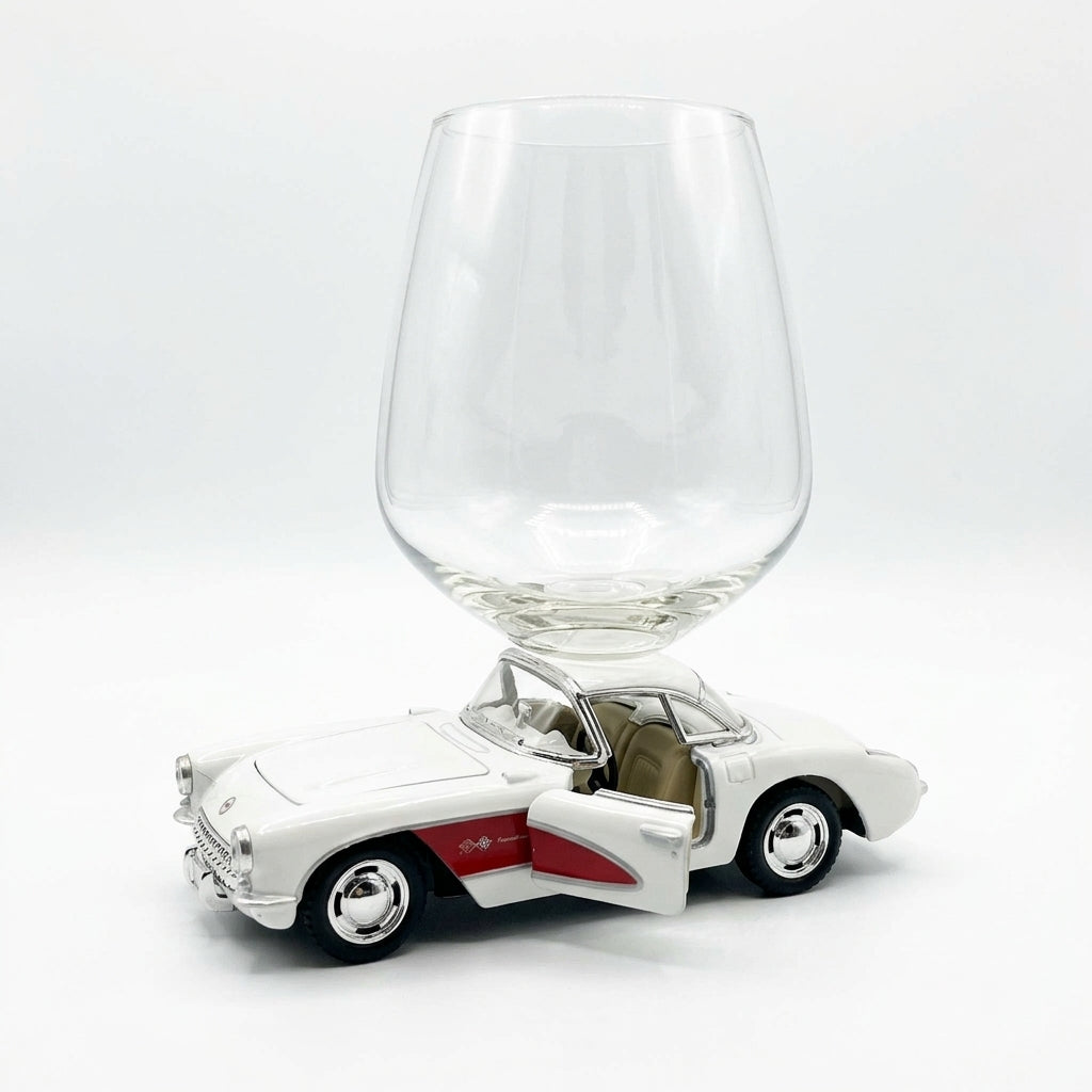 Corvette Wine Glass - White