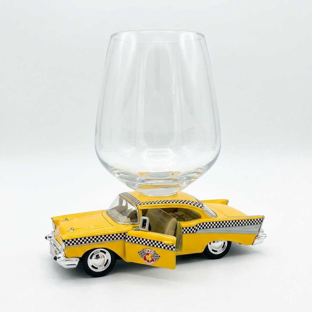 Classic Taxi Wine Glass - Yellow