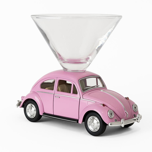 Bug Martini Glass - Pink