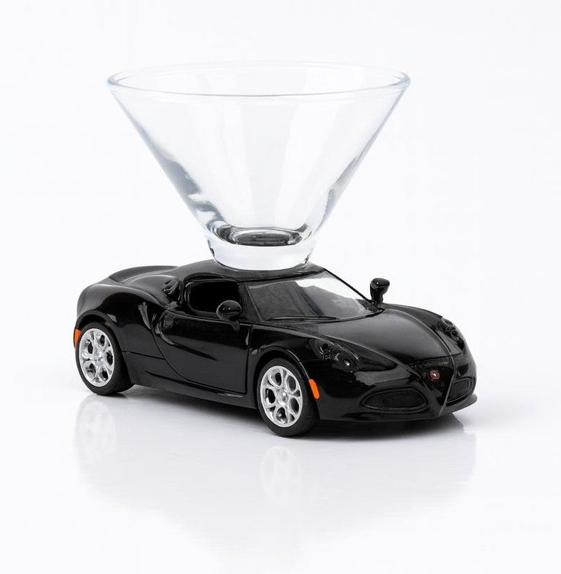 Alfa Romeo Martini Glass - Black