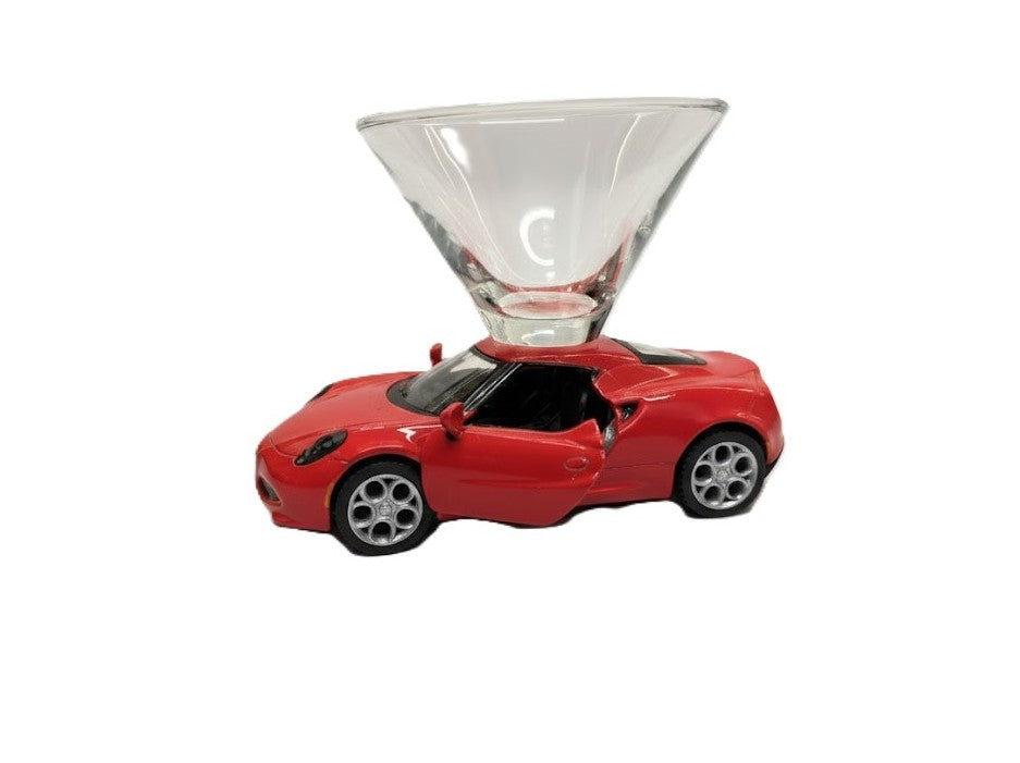 Alfa Romeo Martini Glass - Red