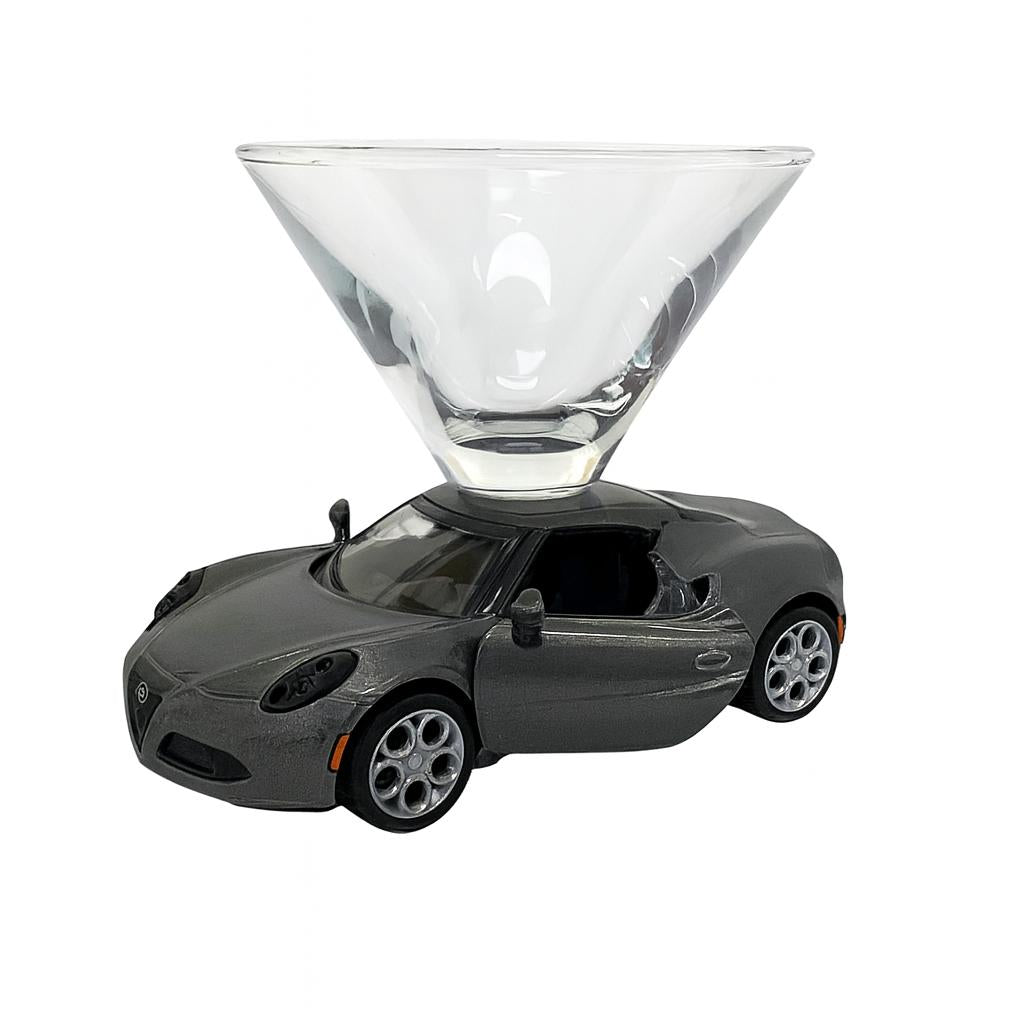 Alfa Romeo Martini Glass - Silver