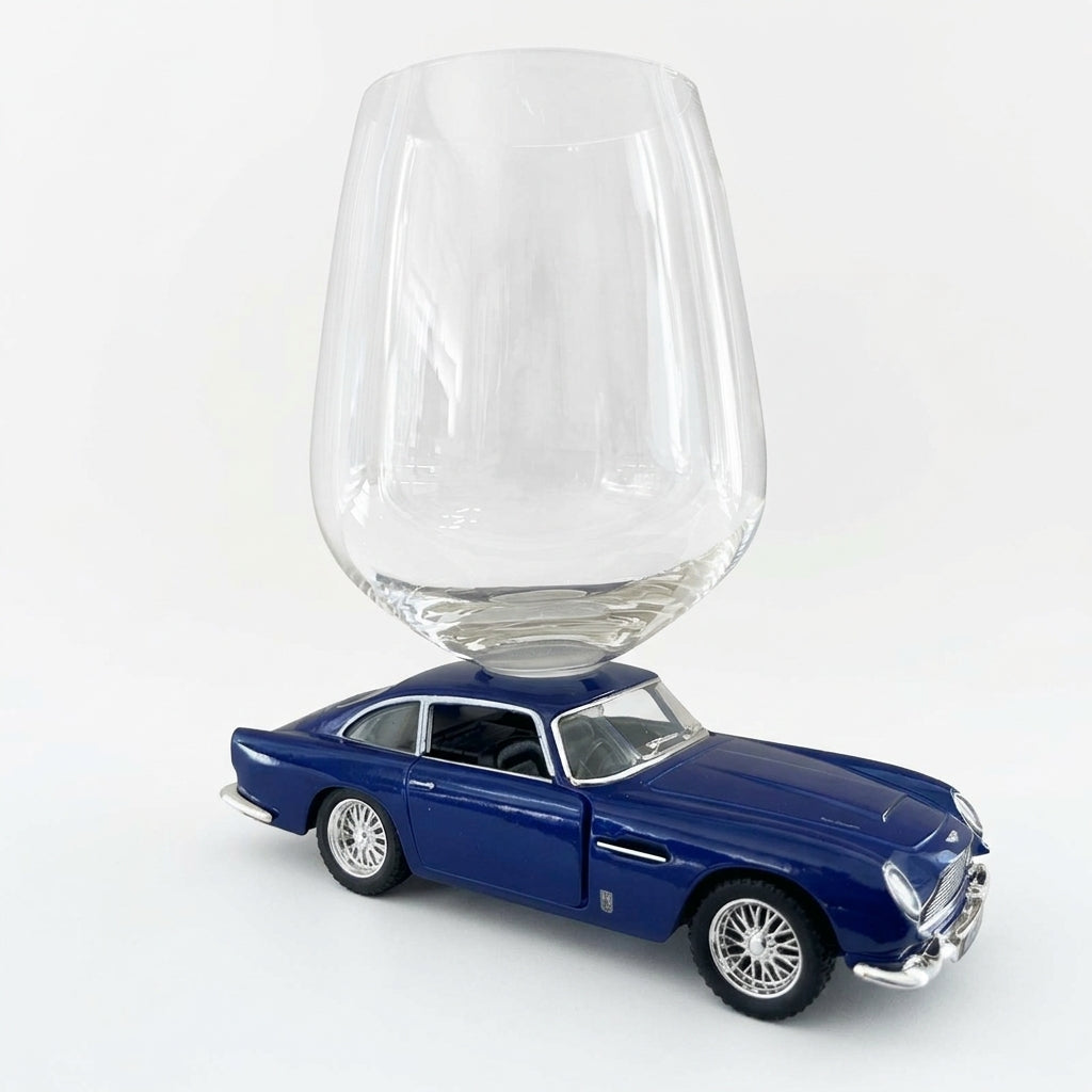 Aston Martin Wine Glass - Blue