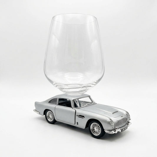 Aston Martin Wine Glass - Silver