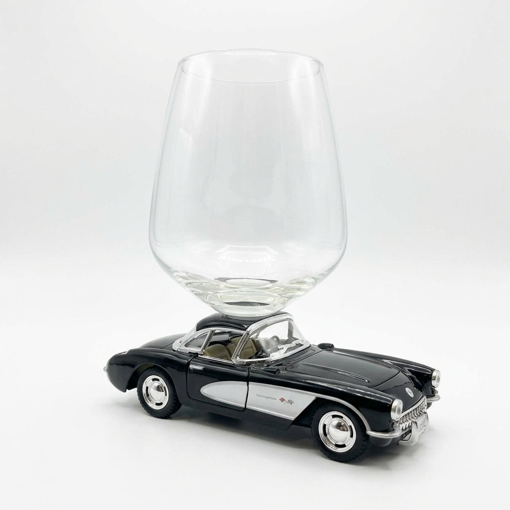 Corvette Wine Glass - Black