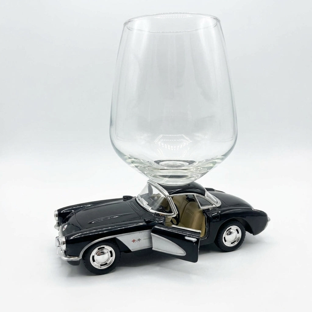 Corvette Wine Glass - Black