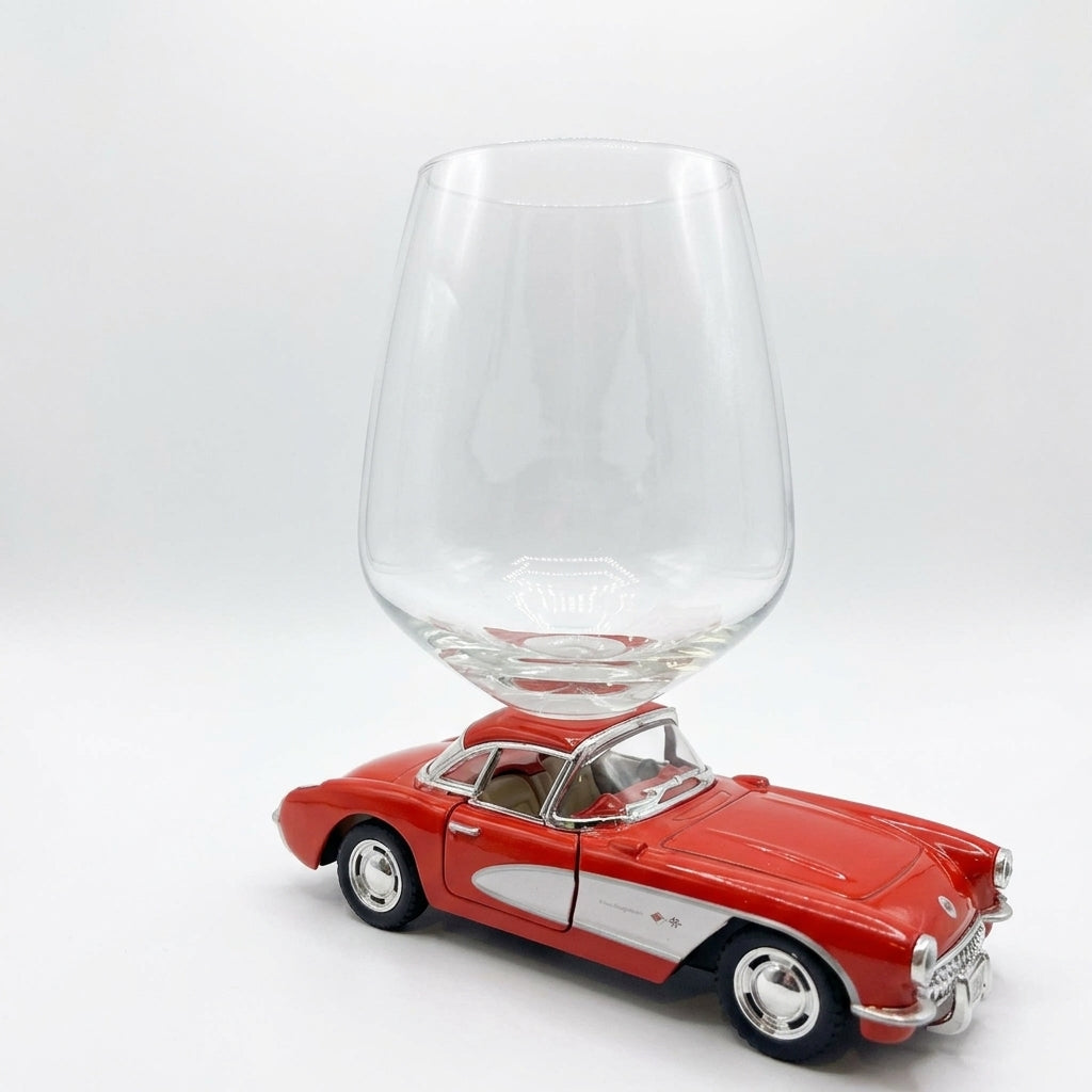 Corvette Wine Glass - Red