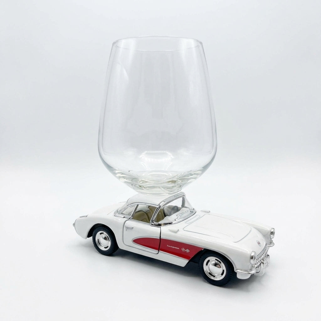 Corvette Wine Glass - White