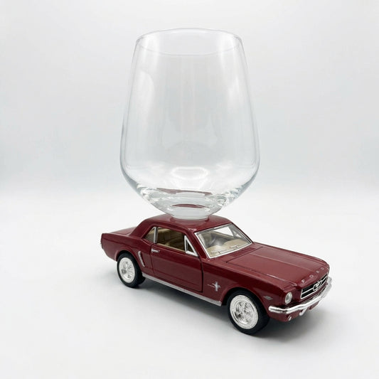 Ford Mustang Wine Glass - Red